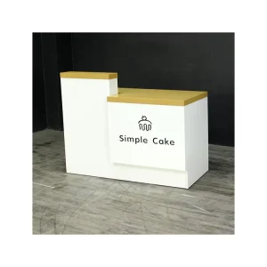 Company Shop Counter Design for Garment Store Front Desk Reception Salon Reception Desks Checkout Counters for Shop