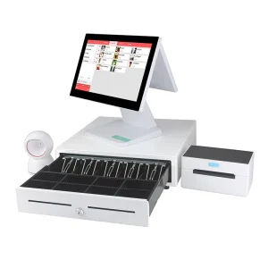 Complete Set Desktop Windows Pos Terminal All in One Touch Screen Point of Sale Cash Register Pos Systems for Retail Shop
