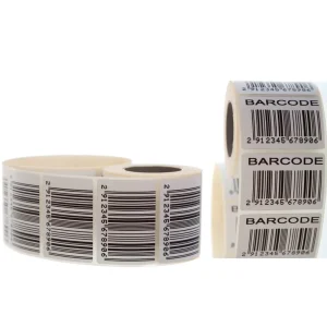 Continuous Printing Custom Barcode Sticker Label for Product Pricing Scanning FBA Origin