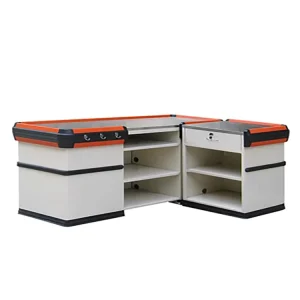Convenience Store Cashier Desk Supermarket Checkout Counter Customizable Supermarket Cashier Table