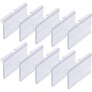 Convenience Store PVC Shelf Hanging Price Tag Holder Label Holder