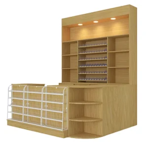 Convenience Store Supermarket Combination Cashier Counter Tobacco Alcohol Food Display Cabinet Retail Display