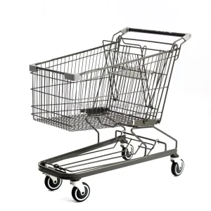 Convenience Store Supermarket Grocery Shopping Trolley Steel Metal Durable Eco-Friendly Easy Carry