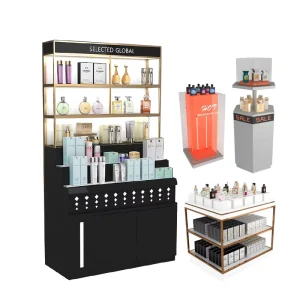 Cosmetic Display Furniture Perfume Shop Furniture for Customized Store Fixtures and Perfume Shop Display New Design