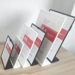 Countertop Display Sign Holder Poster Stand for Supermarket Display
