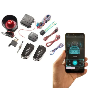 Cross border E commerce Exclusive Universal Car Alarm Mobile APP Bluetooth Remote Control Anti Theft System Fitment DC