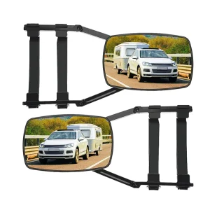 Cross-border Factory Source Fitment Polypropylene Material Car Extension Rearview Mirror RV Trailer Mirror Large Field