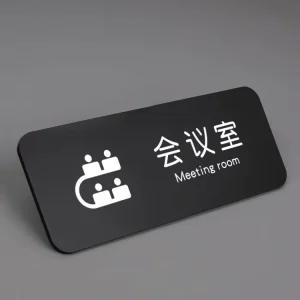 Custom Acrylic Price Tag Holder with Gloss Surface Waterproof Custom Logo for Retail Store Displays