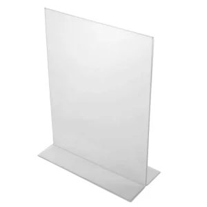 Custom Acrylic Sign Holder Plastic Price Label Display Holders Stand for Price Display