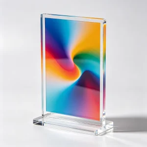 Custom Acrylic Standee UV Printing Bright Color Desk Decoration Display Stand Personalized Photo Logo Sign Holder for Office