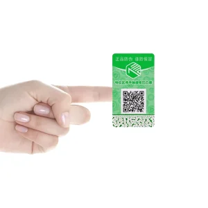 Custom Barcode Holographic Waterproof Durable Transparent Self Adhesive Labels with Synthetic Paper