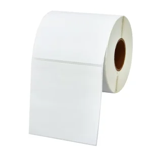 Custom Barcode Label Sticker 100x100mm 4×4 Labels Self Adhesive Paper Direct Thermal Waterproof Oil Proof