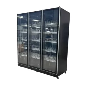 Custom Beverage Cabinet Full Glass Display Cooler for Supermarket Retail Store Shop