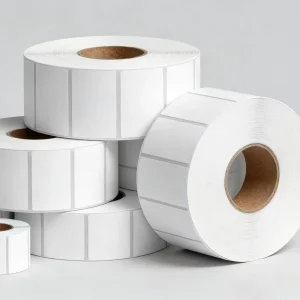 Custom Blank Direct Thermal Label Rolls Printed Thermal Self-Adhesive Label For Storage Organizing