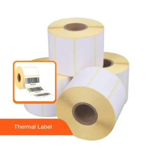 Custom Blank Thermal Label Sticker Waterproof Self Adhesive Barcode Printer Sticker Label