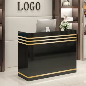 Custom Boutique Reception Desk Beauty Salon Office Furniture Reception Shop Counter Design Cash Register Checkout Counters