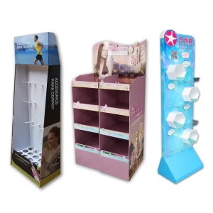 Custom Cardboard Display Stands Racks for Retail Store Supermarket Candy Chips Snack Food