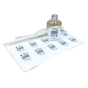 Custom Circular Double Layer Cosmetic Labels with Dual Sided Printing Eco Friendly Packaging Label for Beauty Products