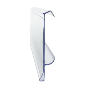 Custom Clear Lozier Maddix Gondola Retail Shelf Channel Strips PVC Extruded Data Strip Plastic Price Tag Holder for Supermarket