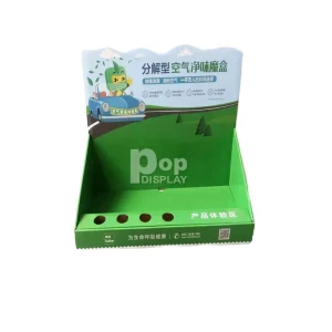 Custom Color Small Counter Display Paper Retail Shop Display Rack Countertop Cardboard Display Stand