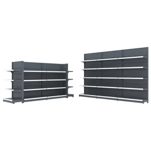Custom Color Supermarket Small Store Display Rack Snack Toy Beverage Shelving Retail Metal Shelf