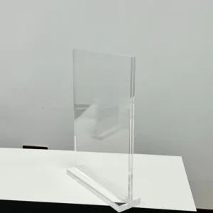 Custom Desktop Menu Display Stand With Plastic Advertising A4 A5 A6 Acrylic Sign Holder
