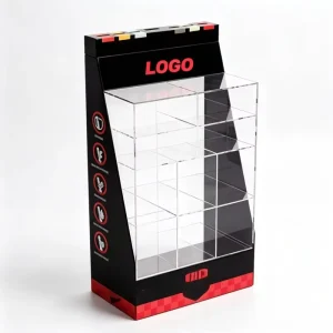 Custom Easy Install LED Lighting Acrylic Cigar Retail Display Stand for Indoor Use OEM ODM Services