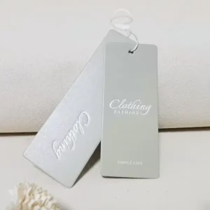 Custom Eco Friendly Apparel Hang Tags Cardboard & Paper Customizable Shapes Digital Thermal Transfer & Offset Printing