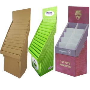 Custom Floor Retail Store Product Display Stands Cardboard Corrugated Visual Merchandising Displays for Beverages Soft Drinks