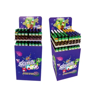 Custom Foldable Eco Friendly Supermarket Promotion Advertising Cardboard Beverage Dump Bin Display for Energy Drinks