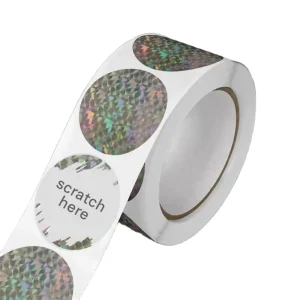 Custom Gold Color Scratch Off Sticker Labels Scratch Card Stickers Heart Scratch Stickers
