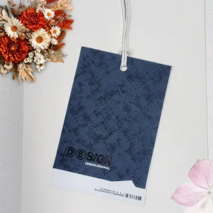 Custom Hanging Label Kraft Clothes Printed Paper Label Black Hang Tag Swing Price Tag Jewelry Custom Labels for Clothing Brand