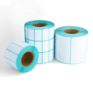 Custom Heat Sensitive Stickers Factory 40×20 30×20 40×30 Direct Thermal Label for Logistic Supermarket Barcode