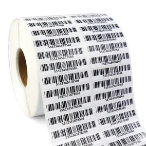 Custom High Quality Aluminum QR Sticker Bar Code ID Tag Self Adhesive Steel Blank Metal Barcode Label for Asset