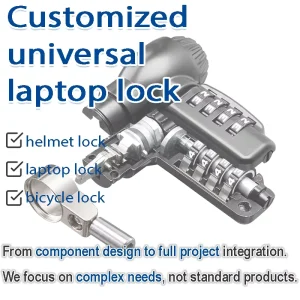 Custom Laptop Lock Anti Theft Password Lock Zinc Plated for Laptop Notebook Business Travel Security