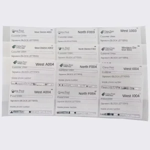 Custom Lightweight Adhesive Barcode Label For Logistics Shipping & Parcel Marking
