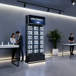 Custom Lockable Cell Phone Accessory Shop Furniture Electronic Repair Store Showcase Glass Lockable Mobile Phone Display Cabinet