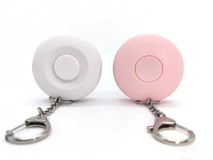 Custom Logo 130dB Personal Alarm Keychain Emergency Safety Device Female Self Defense Anti Attack Security Alarm