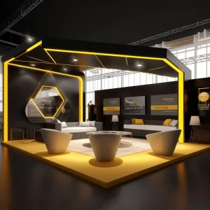 Custom MEGA Modern Fashion Pop Up Store Modular Assembly Exhibition Stand Booth for Event Expo