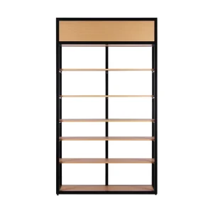 Custom Metal Retail Store Fixtures Furniture Wooden Retail Shop Display Rack Interior Design