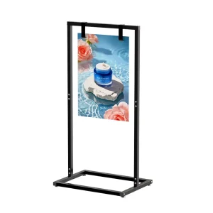 Custom Metal Table Sign Display Stand for Retail Stores