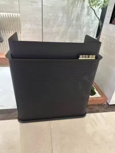 Custom Metal Tile Store Reception Counter Beauty Salons Clothing Stores Hotels Cashier Desk Checkout Counter Modern