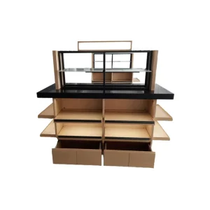 Custom Metal Wood Display Racks Garment Display Rack Clothing Shelves