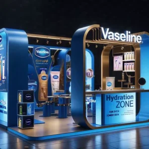 Custom Modern Fashion Pop Up Store Modular Assembly Exhibition Stand Booth for Art Show Event