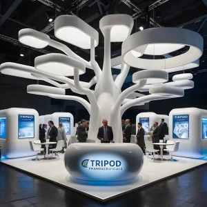 Custom Modern Fashion Pop Up Store Modular Assembly Exhibition Stand Booth for Event Expo