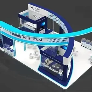 Custom Modern Fashion Pop Up Store Modular Assembly Exhibition Stand Booth for Event Show