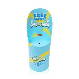 Custom Modern Foldable Corrugated Cardboard Dump Bin Creative Promotional Display Stand for Retail Supermarket Floor
