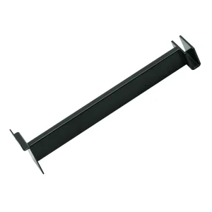 Custom Modern Iron Store Fixture M KDH 0013 Freestanding Black Metal Bracket Shelf Accessories Hangers Hook Display