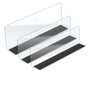 Custom Multi Styles Supermarket Shelf Dividers Magnetic Shelf Divider L Shaped Shelf Divider