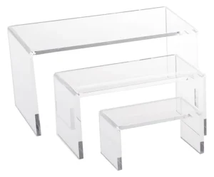 Custom Multi Tiers Clear Acrylic Single High Heel Shoes Display Holder Rack Display Stand Shop Display Racks